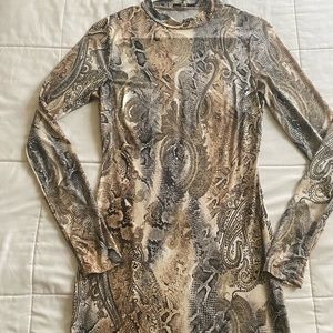 Snake Skin Dress